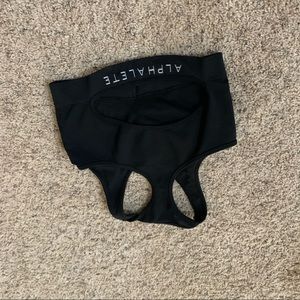 Alphalete Black Sports Bra Size Small